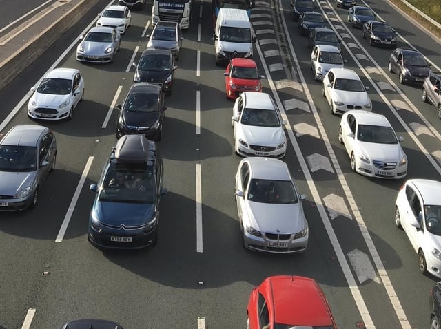 The M6 was closed temporarily (file image)