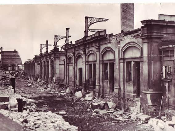 Demolition of Fleetwood's main railway station in the 1960s