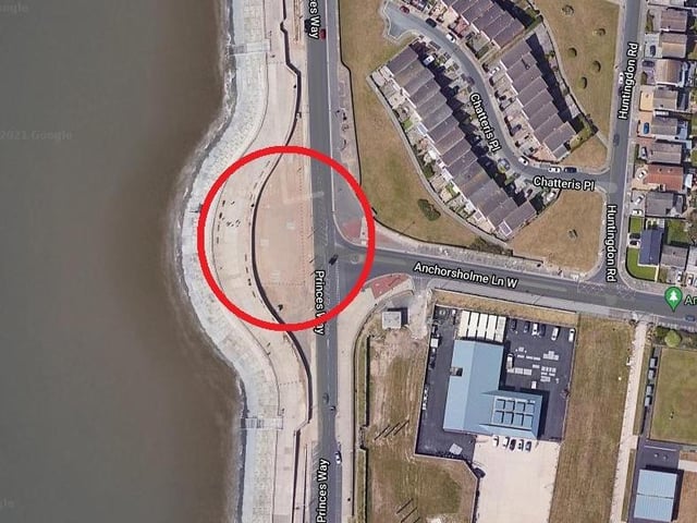 The place where the new art will be located