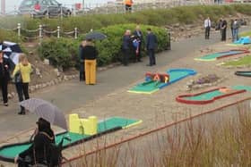 The Princess Parade Crazy Golf Course in 2021 when it reopened