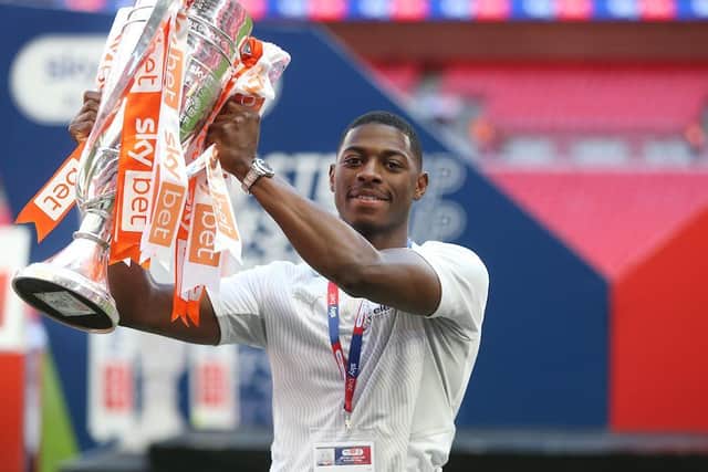 Kaikai was injured for Blackpool's play-off final triumph