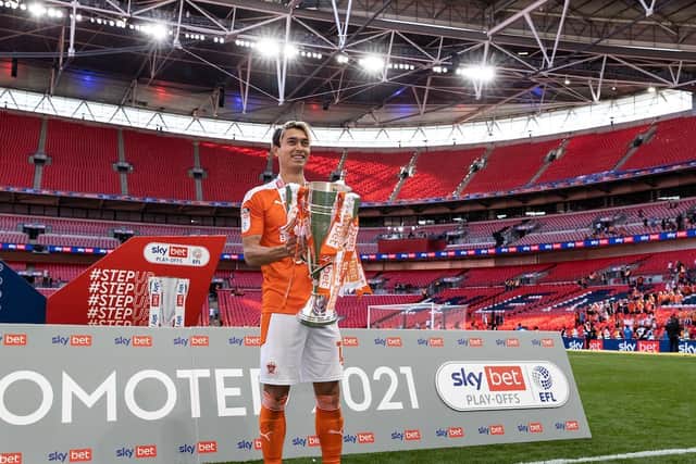 Dougall was Blackpool's hero at Wembley on Sunday