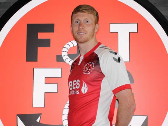 New Fleetwood Town man Brad Halliday. Credit: FTFC.