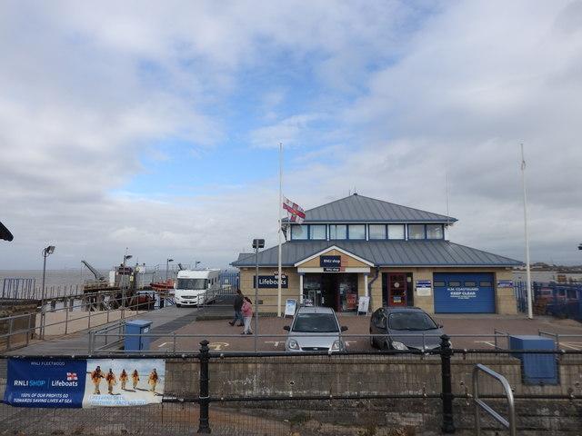 Volunteers from RNLI Fleetwood were called to the scene at around 7pm. (Photo by Stephen Armstrong)