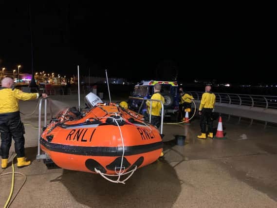 Blackpool RNLI were called out last night