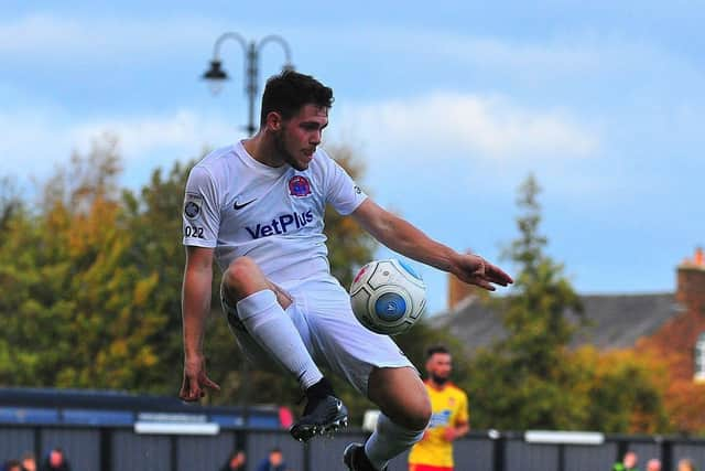 Luke Burke has signed a new deal with AFC Fylde Picture: Steve McLellan