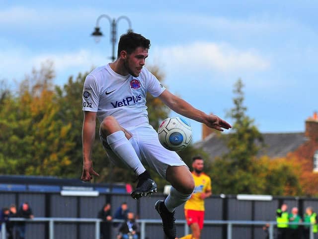 Luke Burke has signed a new deal with AFC Fylde Picture: Steve McLellan