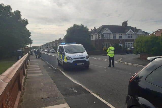 St Anne's Road was shut by police whilst emergency services - including the air ambulance - attended the scene at around 4.50pm on Monday (June 7)