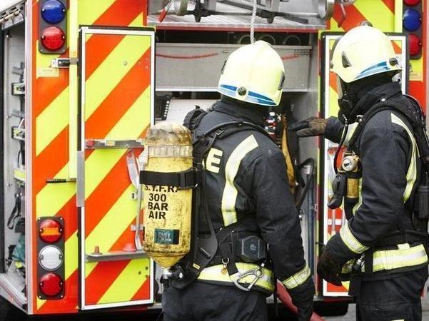 Two fire engines from Fleetwood and Bispham attended the scene in Medlock Avenue.