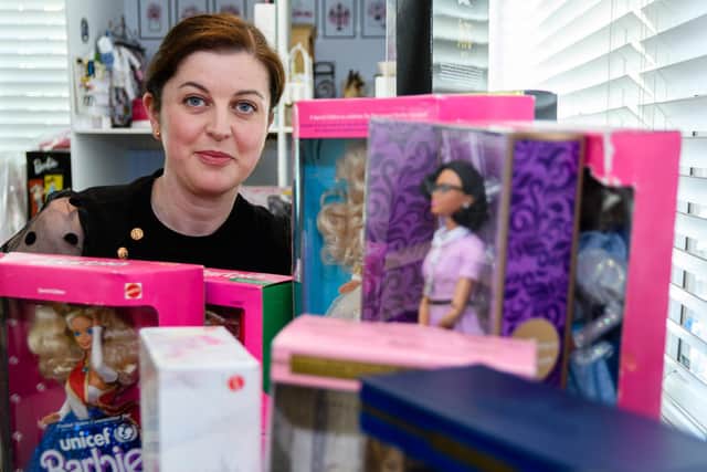Clare started collecting the fashion dolls in lockdown by re-buying the ones she had as a child