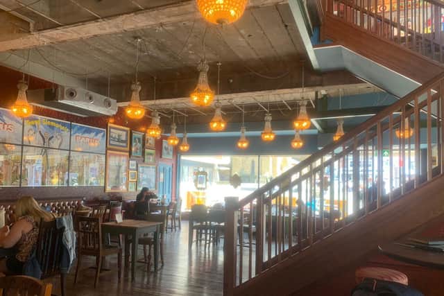 Vintro Lounge has opened in the former Pizza Express building in St John's Square. Picture: Blackpool BID