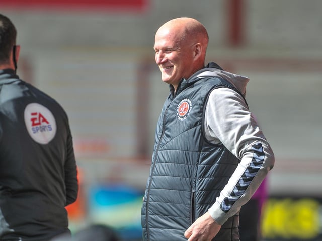 Fleetwood Town boss Simon Grayson has landed Leeds United striker Ryan Edmondson on loan Picture: Stephen Buckley/PRiME Media Images Limited
