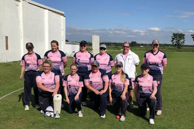 The Blackpool CC Ladies team who won their opening two games
