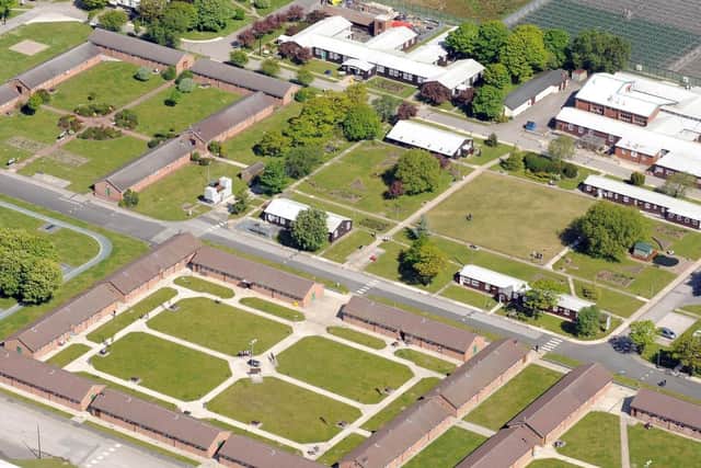 Kirkham Prison has submitted plans for a replacement gym and new sports pitches