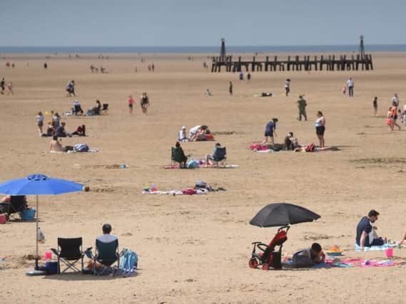 The incident happened on St Annes beach on Saturday