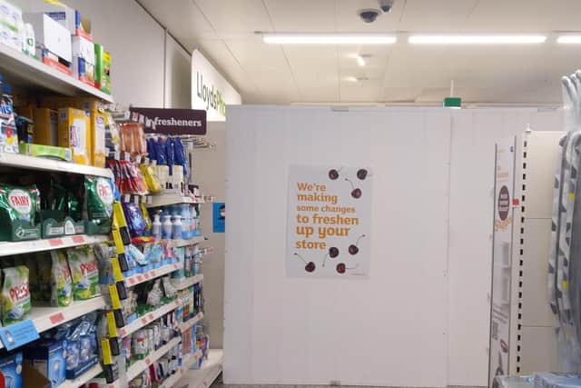 The site of the former pharmacy inside the Sainsburys store in St Annes