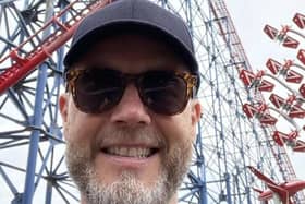 Gary Barlow enjoying a fun-packed weekend in Blackpool