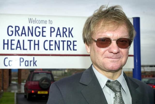 Dr Goksel Celikkol, pictured in 2003, who worked across the Fylde coast, including at the Grange Park Health Centre, faces being struck off if the accusations are found to have been proved by the Medical Practitioners Tribunal Service.