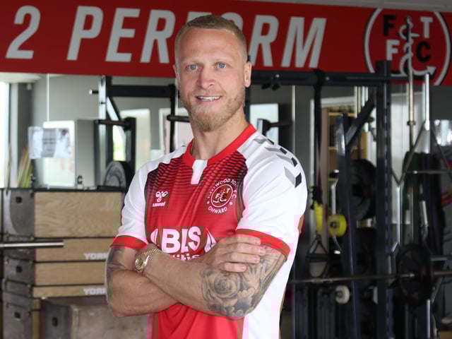 New Fleetwood Town defender Tom Clarke. Credit: FTFC.