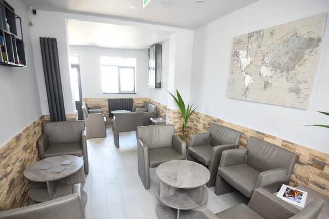 The new cafe has been converted from a former fish and chip shop