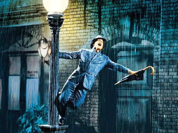The most famous scene from Singing in the Rain