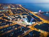 Aerial view of the proposed Blackpool Central development