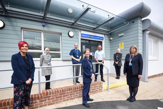 The team take a look at the new mental health assessment unit at Blackpool Victoria Hospital