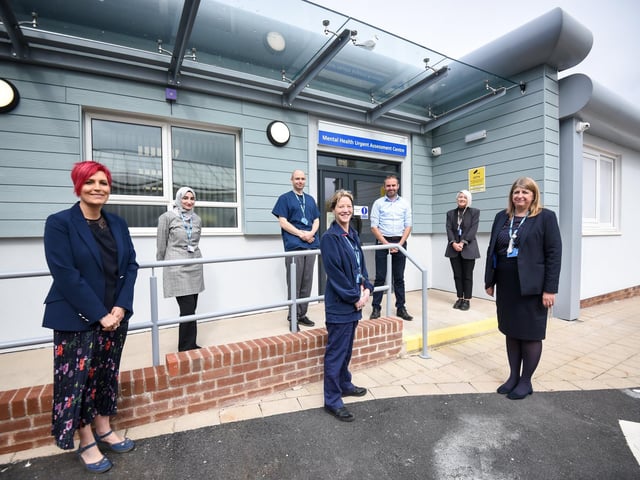 The team take a look at the new mental health assessment unit at Blackpool Victoria Hospital
