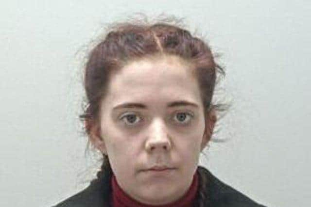 Caitlin Jones (pictured) has had her prison sentence increased to eight years by the Court of Appeal.