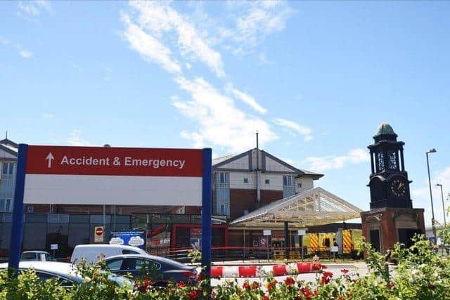 Nine Covid-positive are patients being treated at Blackpool Victoria Hospital.