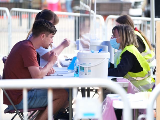Blackpool football fans are being urged to get a Covid test before they head to watch the matches from Euro 2020