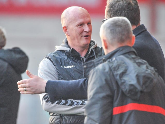 Fleetwood Town head coach Simon Grayson and his players will meet Leeds United in pre-season Picture: Stephen Buckley/PRiME Media Images Limited