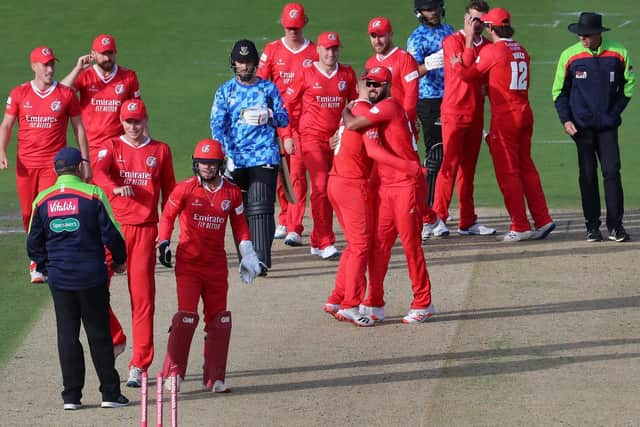 Lancashire Lightning were left kicking their heels because of yesterday's rain in Birmingham