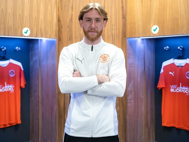 Josh Bowler has completed his move to Blackpool Picture: Blackpool FC