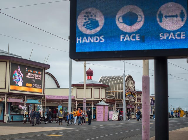 The Blackpool areas where Covid rates have risen as lockdown easing is delayed.