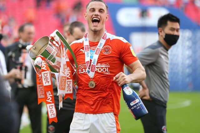 Yates played a leading role in Blackpool's promotion to the Championship last season