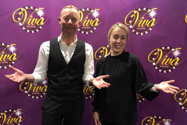 Operations manager at Viva Blackpool, Paul Stevens, with HR boss Natalie Gray (Picture: Viva Blackpool)
