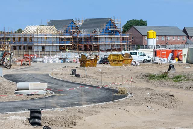 The building site in St Annes