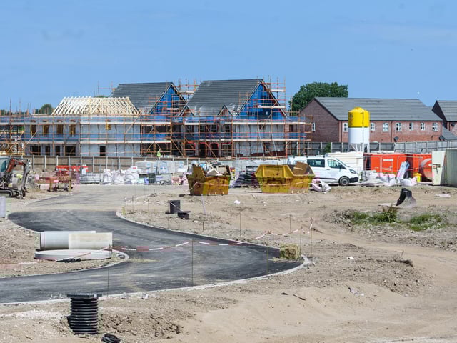 The building site in St Annes