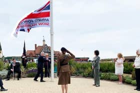 Armed Forces Week flag raising ceremony at Fylde Town Hall