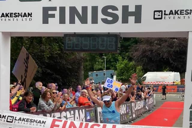 St Annes Old Links Golf Club professional Daniel Webster completes the Lakesman Ironman event in Keswick