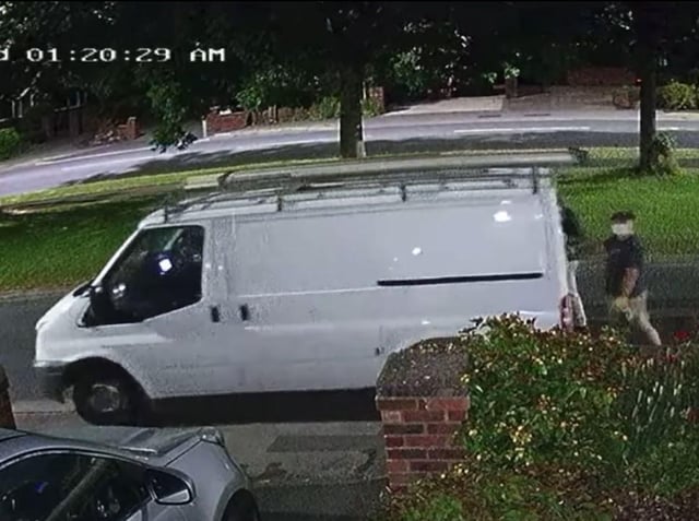 A van "containing plumbing tools and other equipment" was stolen from outside a home in Poulton. (Credit: Lancashire Police)