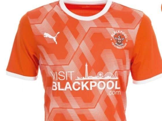 Blackpool's new home shirt