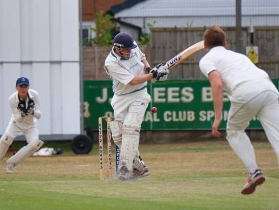 Action from Vernon Road last weekend, when St Annes held out for a draw with Leyland