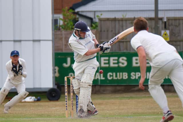 Action from Vernon Road last weekend, when St Annes held out for a draw with Leyland