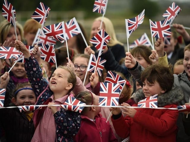 One Britain One Nation 2021: Blackpool school leaders say they won't be participating in OBON Day tomorrow - because they were not told about it soon enough by the Department of Education, and singing restrictions still aren't lifted in schools. (Photo by Jeff J Mitchell/Getty Images)