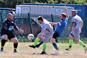 Alliance action from last weekend as Marton Athletic Red took on West Coast Sport