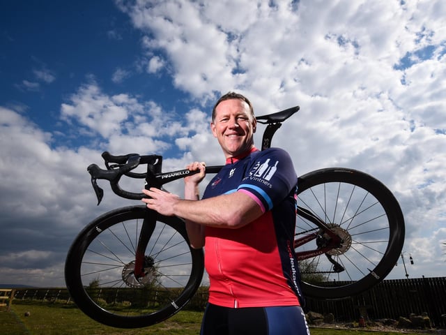 Gary Apps is tacking the challenge in France in memory of a former colleague