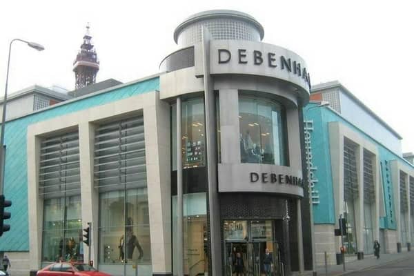 The former Debenhams store in Blackpool's Houndshill Centre