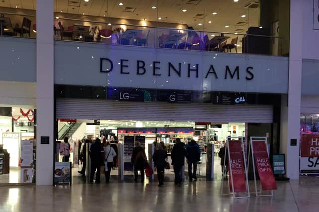 The Debenhams store closed in May